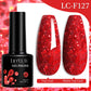LILYCUTE Fluorescent Nail Gel Polish Orange Red Neon Bright Color Summer Series Soak Off For Manicure Nail Art UV Gel Varnish
