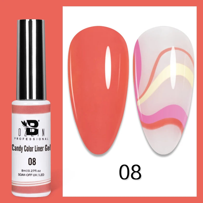 AWStorG Intense Rainbow Cat Eye Gel 5ml Holographic Laser Magnetic Nail Gel Soak Off UV LED Gel Polish Shiny Rainbow Manicur