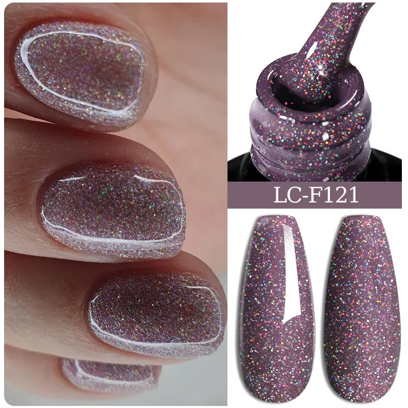 LILYCUTE 5ml White Black Liner Gel Nail Polish Colorful French Painting Stripe Semi Permanent Drawing Nail Art UV Gel Varnish