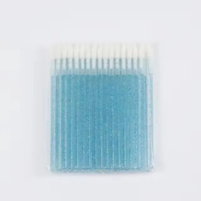 Wholesale 50Pcs Disposable Lip Brush Individual Lash Removing Cleaning Mascara Applicator Makeup Brushes For Eyelash Extension