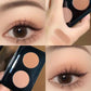 Taro Rose Tea Low Saturation Olive Skin Powder Brown Two-Color Eyeshadow Tray Monochrome Matte Pure Wind Earth Color