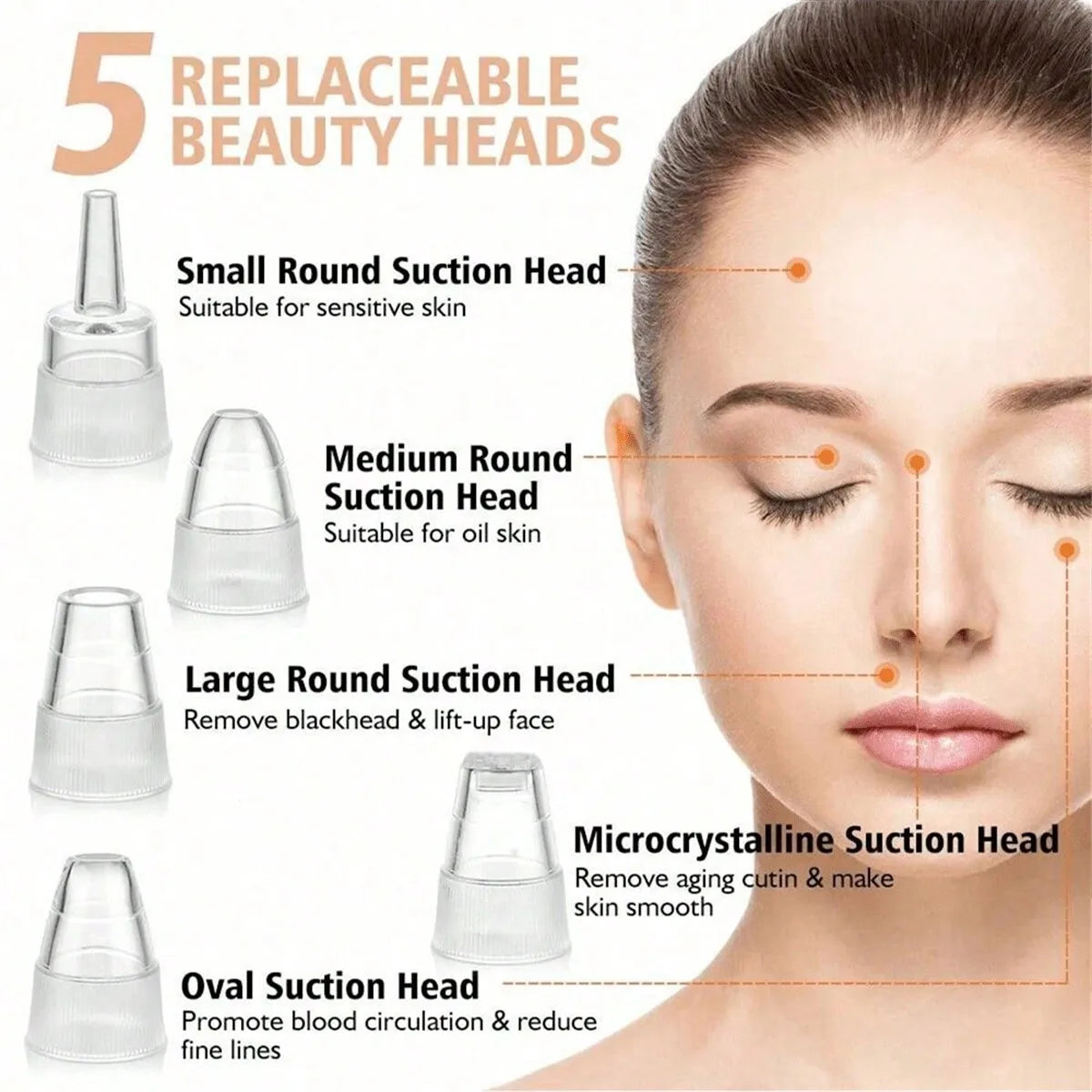 Electric Blackhead Remover Pore Vacuum Acne Cleaner