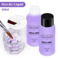 MEET ACROSS 40ml Acrylic Liquid Monomer For Nails Nail Art Carving Extension For Acrylic Powder Acrylic Crystal Liquid Manicure