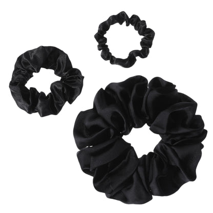 3pc Mori Scrunchie Hair Accessories Women's Premium Hair Cord Headflower French Headwear With Ponytail Headband