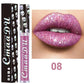 8 Colors Shiny Lip Gloss Laser Skull Diamond Phantom Metal Lipgloss Cosmetic Makeup Beauty Tools For Women Girls