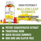 Mullein Gummies for Lung Cleanse, Extra Strength Mullein Leaf Extract, Deep Sleep Better Boost Immune System Iherbal Supplement