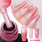 MEET ACROSS 7ml Eggshell Thermal Gel Nail Polish Temperature Changing Gradient Nail Art Varnish Winter Soak Off Gel For Nails