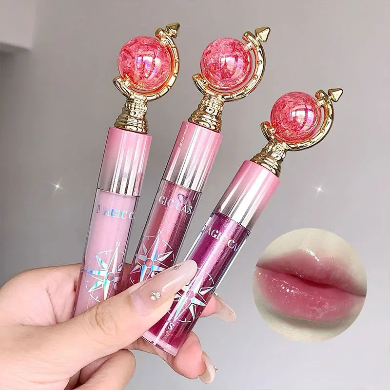 MAGIC CASA Shimmering Lip Gloss — Hydrating and Moisturizing Lip Makeup, Long-Lasting Waterproof Mirror Finish, Non-Sticky Plumping Glass-Like Shine