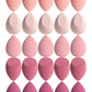 25 Beauty Eggs (Makeup Sponges), Foundation Make-Up Mixed Beauty Sponges, Liquid, Cream and Powder Flawless, Multi-Color Makeup