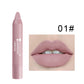 TEAYASON Nude Velvet Matte Lipstick Long Lasting Moisturizing Lip Crayon High Pigment Rotate Lipsticks Pen Woman Cosmetics