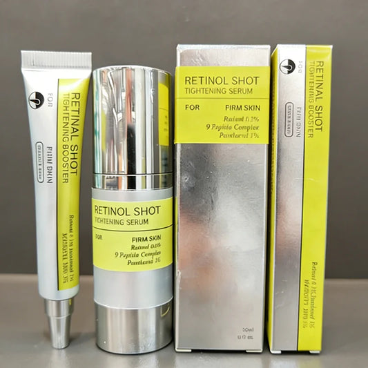 Hot Retinol Shot Eyes Booster Cream Korea Vitamin A Facial Skin Care Serum Elastic Firm Smooth Skin Face Serum Gentle Hydration