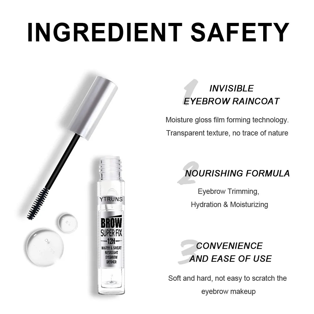 Waterproof Eyebrow Gel - Smudge-Proof, Long-Lasting Hold for a Natural Look - Ideal Valentines Day & Mothers Day Gift for Women