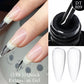 MEET ACROSS 7ml Rubber Base Gel Glitter Nude Pink White 2 In 1 Gel Nail Polish Nail Art Varnish For Nails Winter Autumn Manicure