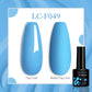 LILYCUTE 7ML Eggshell Gel Nail Polish White Black Material Semi Permanent Autumn Varnish With Any Color Gel Soak Off UV Manicure
