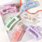 7 Pcs Big Hair Claw Clips 3.4" Non-slip Big Square Matte for Women Girls, Strong Hold Banana Clips for Thick Thin Hair