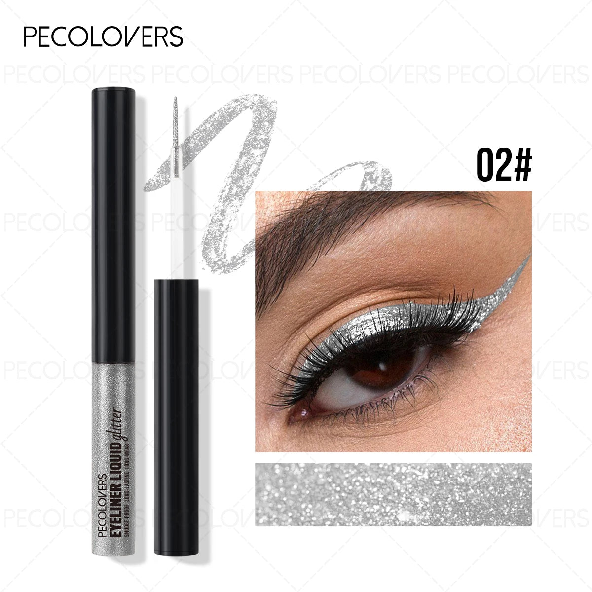 Glitter Eyeliner, Multi-color Options, Sparkly Eyeliner, Suitable for Halloween and Christmas Makeup