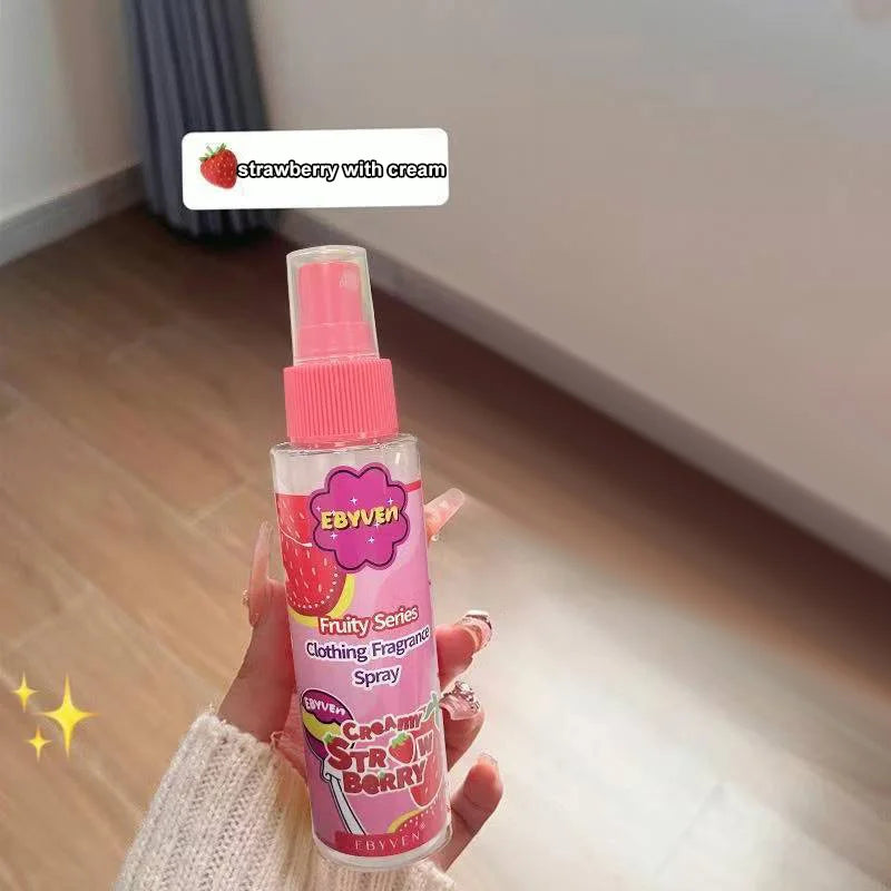 Thai Fruity Perfume,Clothing Fragrance Spray,Sweet Strawberry/Cantaloupe/Grape/Berry Scent,Lady Fresh Body Mist,Summer Deodorant