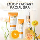 3pcs/set LAIKOU Skin Care Set Vitamin C Sakura Snail Essence Serum & Eye Cream & Face Cream Moisturizer Travel Size Skincare Set