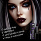 Afflano Goth Lipstick Matte Moist Black Smoky Red High Colors Lip Glaze Waterproof Non-stick Cup Lipstick Lasting Lip Makeup