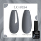LILYCUTE 7ML Eggshell Gel Nail Polish White Black Material Semi Permanent Autumn Varnish With Any Color Gel Soak Off UV Manicure