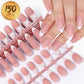 576pcs/Box Colorful Fake Nails Black Red Design Fake Nail Oval Short Square Press On False Nails Mixed Full Cover Nail Tips