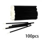 100 Pcs Disposable Lip Lint Free Applicators Lipstick Testers Wands Applicators for Makeup Lip Brushes Makeup Beauty Tool