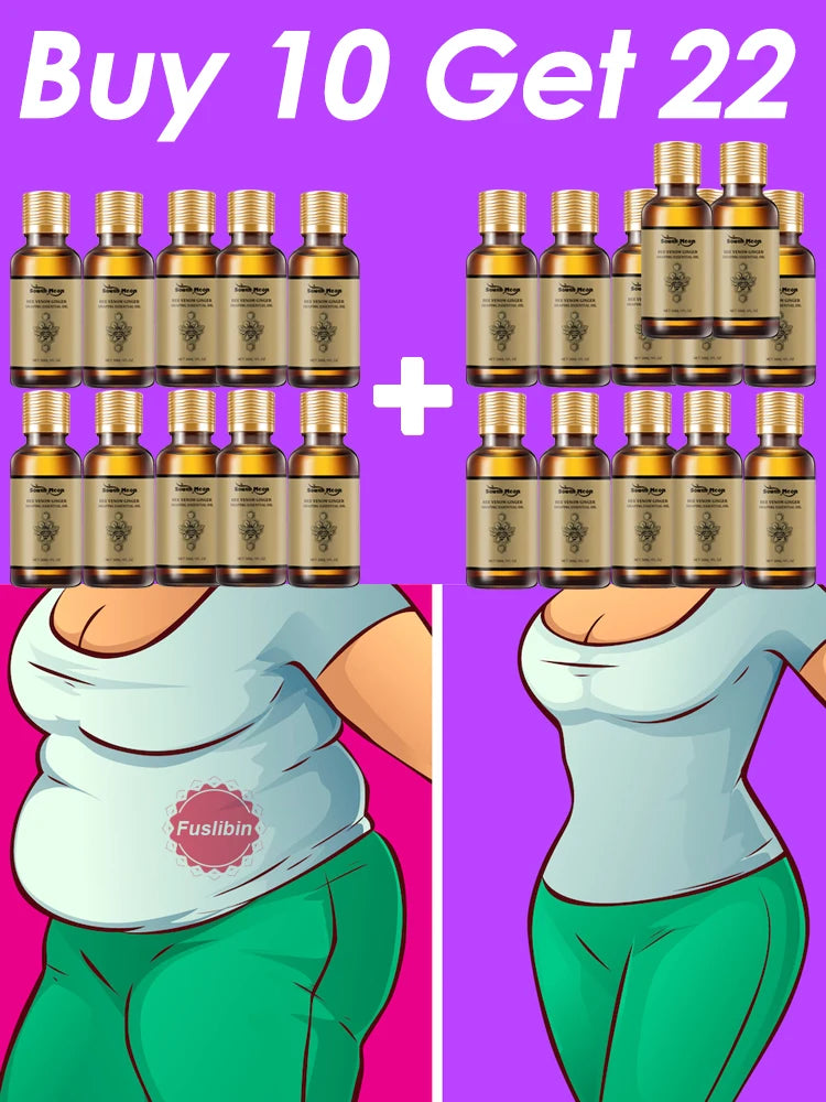 Slimming Oil Fat Burning Belly Loss Fat Lose Weight Slim Down Natural Plant Extracted Weight Lose Slimming Essential Oils
