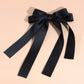 Lystrfac Fashion Fabric Ribbon Hair Bow Hairpin for Women Girls Hair clips Back Head Top Clip Female Hair Accessories
