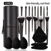 Black Makeup Brush Set Professional Super soft detail brush Blush Brush Foundation Concealer Eyeshadow Brush Women Beauty Tool