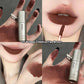 DIXI Mini Silver Tube Matte Lip Glaze — Velvet Finish, Skin-Enhancing, Versatile Low-Saturation Latte Shade