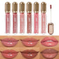 6 Color Mirror Pearl Lip Gloss Waterproof Long Lasting Moisturizing Liquid Lipstick Shimmery Glitter Lip Gloss Women Lip Makeup