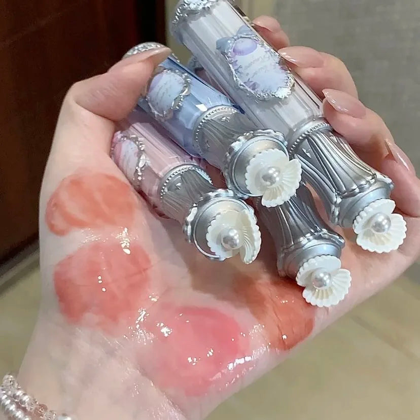 Flower Knows Shells Jewel Makeup Set for Women - Eyeshadow Blush Lip Glaze Full Kit - Gift Set