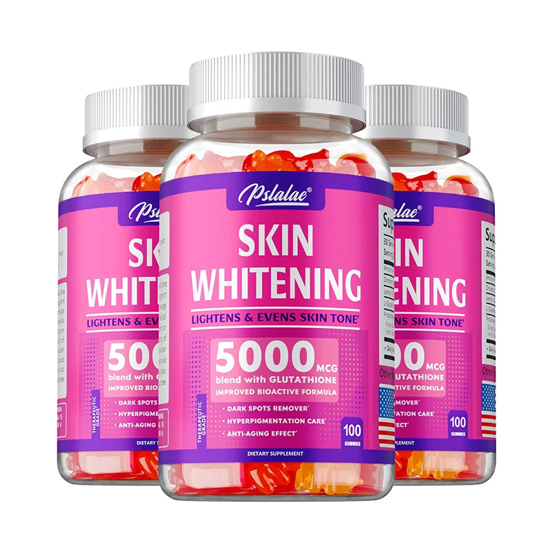 Skin Whitening Gummies - Brighten Skin Tone, Whiten and Anti-aging, Anti-oxidation, Enhance Immunity
