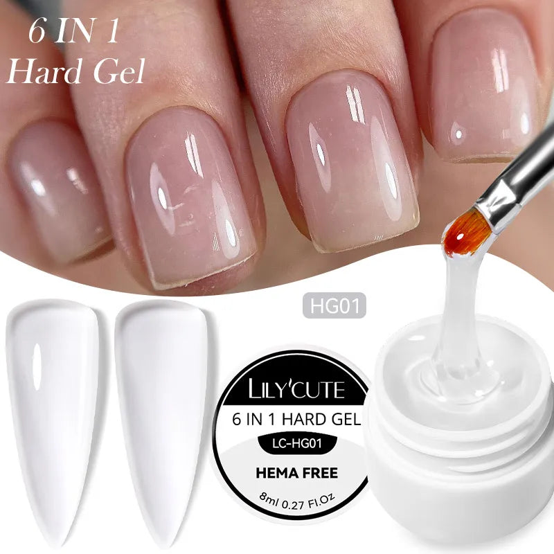 LILYCUTE Black White Spider Drawing Gel Nail Polish DIY Painting Outline Soak Off UV Gel Varnishes Wire Liner Nail Art Supplies