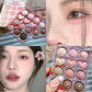 HERORANGE Calculator Love Eyeshadow Palette 12 Colors Matte Pearlescent Glitter Non-Flying Powder Earth Color Eyeshadow