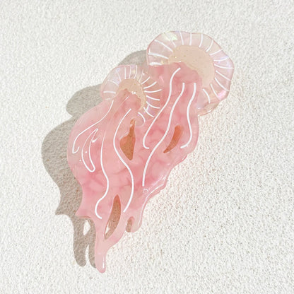 Creative Funny Acetate Tortoise Sturgeon Fish Shark Hairpin Oversize Marine Animal Barrettes Thick Hair Clip Claw Accessories