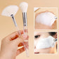 Facial Cleanser Brush Soft Face Massage Fan Wash Brush Pore Cleanning Exfoliating Beauty Face Mask Brush Portable Skin Care Tool