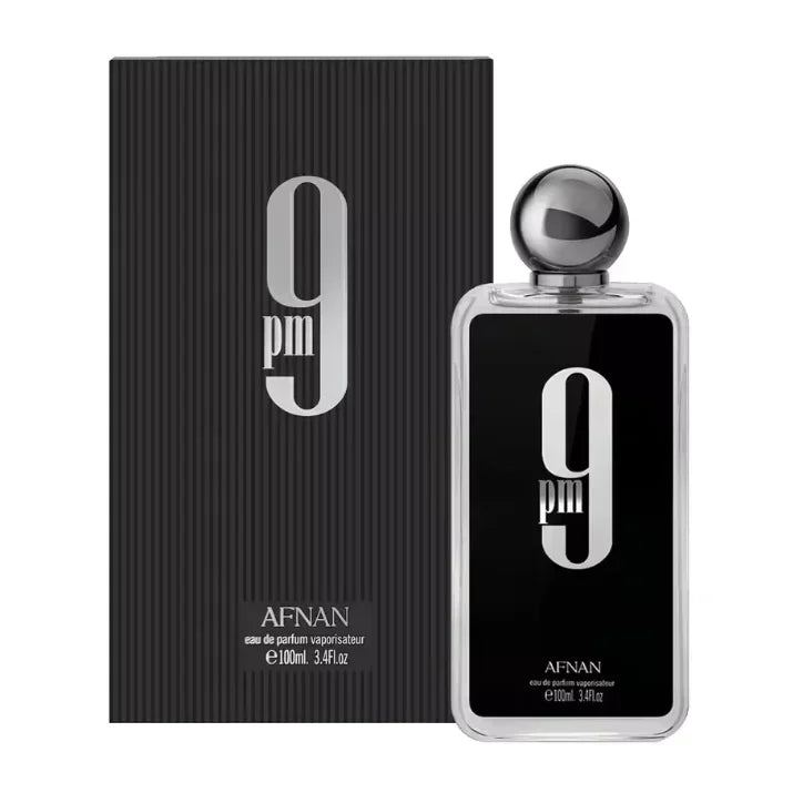 Original Afnan 9PM Eau de Parfum, Inspired Luxury Fragrance for Men, Sweet Vanilla & Amber Scent, Long Lasting Niche Perfume
