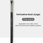 Eyeliner brush eyebrow brush do not eat powder easy overhand blade flat head brush circular arc brush eye repair makeup brush