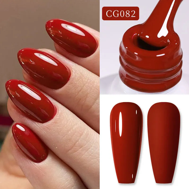 BORN PRETTY 6 in 1 Nail Glue Gel Extra Strong Adhesive for Press on Nails Clear Acrylic Tips Extension Gel Strengthener Gel