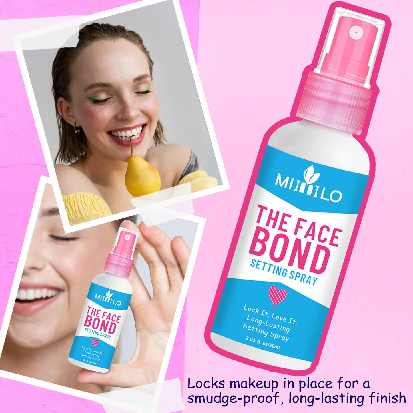 Long Lasting Primer Setting Spray Duo Non Greasy Deep Hydration Smudge Proof Makeup Base Holds Like Glue