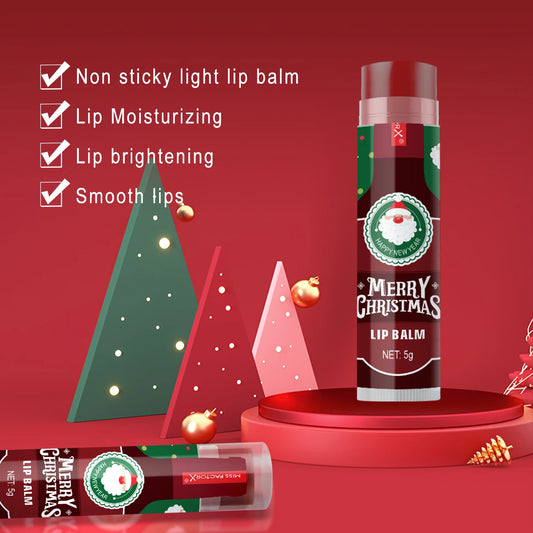32PCS/Box Christmas lipstick Set Hot Red Wine lipstick Lasting Waterproof Moisturizing Glossy Lip Color