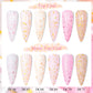 Mtssii 7ml Glitter Rubber Base Gel Polish Gold Sequins Pink White Base Gel Top Coat Soak Off UV LED Nail Art Varnish Manicure