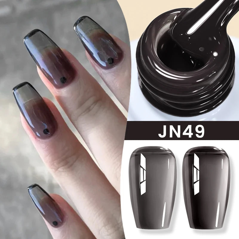 BORN PRETTY 6 in 1 Nail Glue Gel Extra Strong Adhesive for Press on Nails Clear Acrylic Tips Extension Gel Strengthener Gel