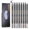 HAOZHUANG Waterproof Long-Lasting Eyebrow Pencil with Soft Brush – Smudge-Proof Daily Eyebrow Makeup Tool