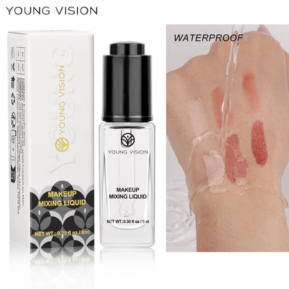 Makeup Mixing Liquid - Revives Dry Gel Liners & Transform Powder to Cream for Eyeshadow & Blush, Multi-Use Primer & Sealer