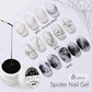 LILYCUTE Black White Spider Drawing Gel Nail Polish DIY Painting Outline Soak Off UV Gel Varnishes Wire Liner Nail Art Supplies