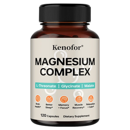 Triple Magnesium Complex - Brain & Sleep Health - L-Threonate, Glycinate, Malate