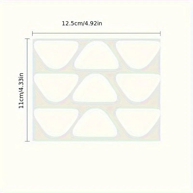 36/90PCS Forehead nasolabial fold patch PE material forehead and smile patterns transparent invisible nasolabial fold patch