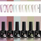 TARTU 6pcs 8ml Cat Eye Gel Nail Polish Set, 6 Colors Gel Polish Kit, Soak Off for Uv/Led, for Salon and Nail Art DIY At Home